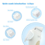 Baby Hair Trimmer Profession Safety Mute Waterproof Kids Hair Clipper USB Charging Automatic Gather Baby Sleep Haircut Home-Use