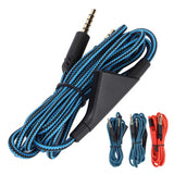 Replacement Audio Cable Inline Volume Control Wire and Without Inline Mute Control Cord for Astro A10 A40TR Gaming Headset