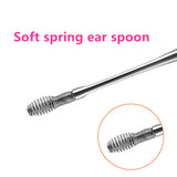 5/6pcs Ear Cleaner Set Earpick Ear Wax Remover Ear Spoon Curette Ear Cleaning Spiral Earpick Easy Earwax Removal Ear Cleaner