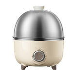 220V Mini Household Electric Egg Steamer Boiler Stainless Steel Automatic Multi Cooker Egg Custard Steaming Cooker For Home