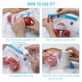 Wireless Dual-Purpose Air Pump for Food Air Extraction &amp; Inflation Vacuum Machine,Food Saver Bags for Vacuum Sealer B