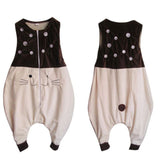 Newborn Zipper Sleepsack Wrap Cute Baby Short Sleeve Cotton Sleeping Bag Flannel Anti-kick Blanket Bedding