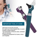 Portable Professional Diagnostic Kit Ear Care Examination Otoscope Eardrum Endoscope Speculum Ear Clean Electric Otoscope Kit
