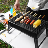 Portable Folding Barbecue Charcoal Grill is Easy to Assemble and Disassemble the Grill