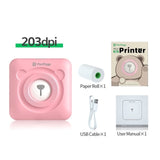 Mini Printer PeriPage A6 Pocket Thermal Printer Photo Printer Support Mobile Phone Android IOS Label Printer For Kids Gift