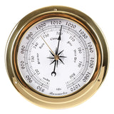 145mm Wall Mounted Thermometer Hygrometer Barometer Tidal Clock Weather Station R9UF