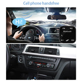 Magnet Adsorption Car Bluetooth FM Transmitter Car Kit Hands Free MP3 Player Dual USB Car Charger For iPhone Mobile Phone