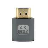 VGA HDMI-compatible Dummy Plug Virtual Display Emulator Adapter DDC Edid Support 1920x1080P For Video Card BTC Mining Miner