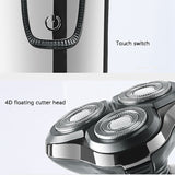 KAIRUI 4D Floating Three-Blade Electric Shavers for Men Full Body Washing Razor USB Rechargeable