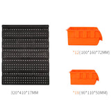 Hardware Tools Hanging Plate Garage Workshop Storage Rack Screw Wrench Classification Parts Box Parts Box Instrument Box