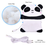 Mini Electric USB Hand Warmer Reusable Plug Heater for Home Winter Portable Hand Warmer Pouch Office Low Consumption Panda Shape