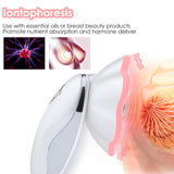 USB Breast Massager Enhancement Enlargement Chest Massage Infrared Heating Therapy Ultrasonic Vibration Breast Massager Tool