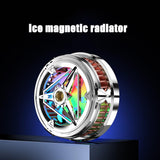 X18 Mobile Phone Radiator Magnetic Suction Wireless Fast Charging Silent Semiconductor Cooler Cooling Fan Phone Accessories