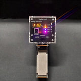 Handheld Tesla Coil mini arc generator rechargerable 13cm arc 1.1-1.3Mhz Portable Scientific Experiment Tesla Coil