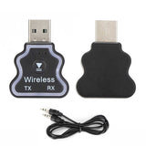 Adapter Wireless Audio Transmitter Receiver Adapter Practical for Computer for Car colorful atmosphere lights Audio Adapter