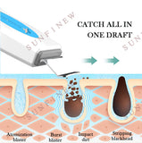 Ultrasonic Face Deep Cleaning Whitening Skin Scrubber High Frequency Facial Peeling Remove Dirt Blackhead Spots Salon Device New
