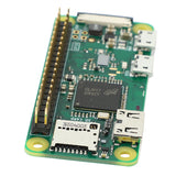 For Raspberry Pi Zero WH with 40 PIN Pre-Soldered GPIO Headers with WIFI and Bluetooth in Demo Broad 1GHz CPU