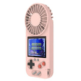 500 In 1 Color Screen Lightweight Game Machine With Convenient USB Fan 3-level Wind Speed Various Games