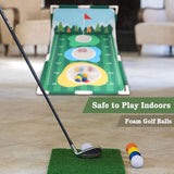 Golf Game Set,Golf Chipping Net,Golf Target For Swing Practice With 12 Balls And Storage Bag,Fun New Golf Game