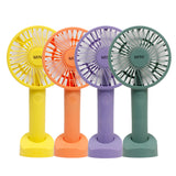 Electric Hand Fan Mini Portable Recharge USB With Battery1200mAh Strong Wind For Desktop Floor Standing Cooling Ventilador Fans