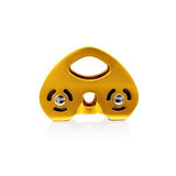 Quality Heart-Shape Climbing Double Pulley Red, Yellow