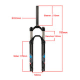 Ultra-light 26'' Mountain Bike Spring Front Fork Bicycle Accessories Parts Cycling Bike Fork Fork mtb 26 	 bicycle fork 26