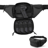 Outdoor Tactical Gun Waist Bag Holster Chest Military Combat Camping Sport Hunting Athletic Shoulder Sling Gun Holster Bag X261A