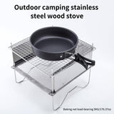 Outdoor Camping Wood Stove Portable Titanium Burner Backpack Alcohol Burner Tourist Cooker Outdoor Survival Trekking Hiking