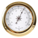 145mm Wall Mounted Thermometer Hygrometer Barometer Tidal Clock Weather Station R9UF