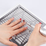 40W 45000RPM 2 In 1 Electric Nail Dust Collector Handpiece Manicure Pedicure Machine File Kit Nail Tools with Nail Drill Bits