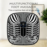 Smart Electric EMS Foot Massager Relieve Ache Pain Leg Relaxation Blood Circulation Vibration Pulse Physiotherapy Foot Massager