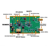 RTL-SDR Radio Receiver TCXO RTL SDR R820T2 RTL2832U 1PPM TCXO SMA RTLSDR USB Tuner Software Defined Radio
