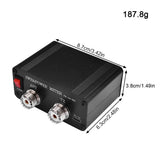 SWR-120 1.8MHz-50MHz 0.5W-120W SWR HF Short Wave SWR and Power Watt Meter with Display Screen FM AM CW SSB + Battery + Button