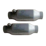 2Pcs 2.5in Vehicles Universal Catalytic Converter High  410250