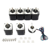 7x NEMA17 Stepper Motor Kit 42+36 2 Phase 1.8 Degree for  Extruder Replace.