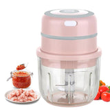 Kitchen Tools Electric Garlic Masher Mini Crusher Chopper USB Charging Food Processor Garlic Minced Meat Kitchen Accessories
