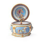 Luminous Carousel Music Box Colorful Light Merry-go-round Wind-up Musical Rotating Horse Christmas Gift Girlfriend Kids  Wife