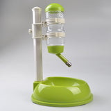 Pet Cat Dog Water Drinker Dispenser Food Stand Hamster Feeder Dish Bowl Bottle Plastic Automatic Fountain Drinker