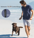 UB100 Ultrasonic Bark Stopper Safe Training Bark Collar 16.5ft Dog Repellent Device Distance Dog Repeller IPX3 Waterproof Level