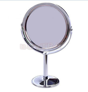 Double-Sided Beauty Makeup Cosmetic Mirror  Normal And Magnifying Circular Makeup Mirror Stand Magnifier Mirror
