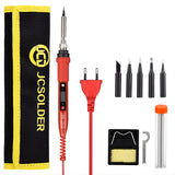 JCD 80W Electric Soldering Iron LCD Digital Display Adjustable Temperature 220V/110V Solder Station Welding RepairTool Kit 908S