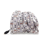 Waterproof LED Strip Lights, RGB 5050, Flexible Tape, DIY Led Strip Lights RGB Diode Tape DC 12V phone app bluetooth