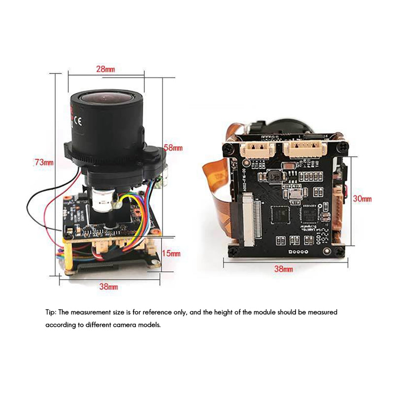 Imx307 Camera Module H.265 1080P Camera Module IMX307 Automatic Zoom Movement AF Module ...