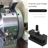 6-12 Inch 2 AXA Boring Turning Quick Change Tool Post Facing Holder 250-102 for CNC Lathe Tool Kit