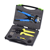 Professional Wire Crimpers Set Engineering Ratcheting Terminal Crimping Pliers Wire Strippers Crimper Tool Terminals Pliers Kit