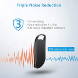 V11 Keychain Digital Voice Recorder Voice Recording USB Flash Drive Silver Audio Sound Dictaphone Portable MP3 Player