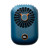 Quiet Free Neck Fan, USB Rechargeable Portable Desk Fan, Necklace Fan Mini Personal Handheld Fan, Neckband Fan with 3 Speed