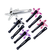Litepro Folding Bike Crankset CNC For Brompton Ultralight 130BCD 170mm 14 16 Inch Bicycle Crankset Square Hole BMX Parts