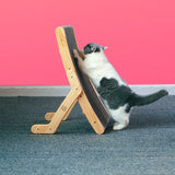 Wooden Cat Scratcher Corrugated Paper Cat Scratcher Sofa Bed 3 In 1 Pet Toys For Cats Training Grinding Claw Cat Scratch Board