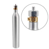 Empty 0.6L Aluminum CO2 Soda Bottle with Tr21*4 Valve &amp; 3/8-24UN Adapter Safety explosion-proof High Pressure